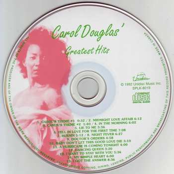CD Carol Douglas: Carol Douglas' Greatest Hits