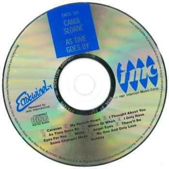 CD Carol Sloane: As Time Goes By