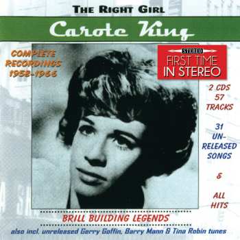 CD Carole King: Right Girl: Brill Building Legends