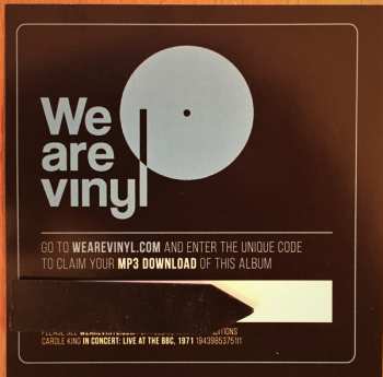 LP Carole King: In Concert (Live at the BBC, 1971) LTD