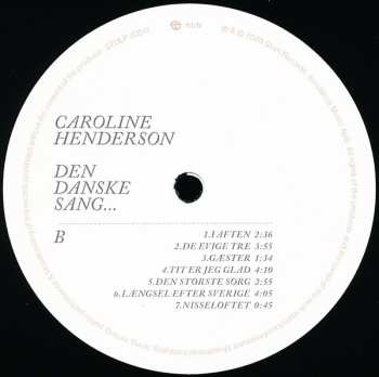 LP Caroline Henderson: Den Danske Sang...