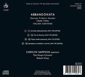 CD Carolyn Sampson: Abbandonata: Handel Italian Cantatas