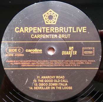 2LP Carpenter Brut: Carpenterbrutlive