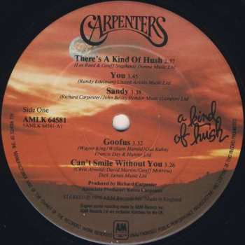LP Carpenters: A Kind Of Hush LTD