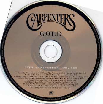 2CD Carpenters: Carpenters Gold - 35th Anniversary Edition