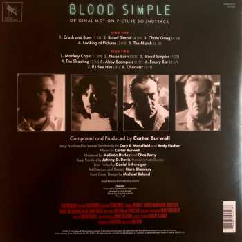 LP Carter Burwell: Blood Simple (Original Motion Picture Soundtrack) CLR | LTD
