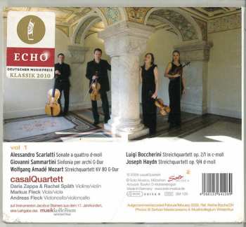 CD casalQuartet: Birth Of The String Quartet Vol 1