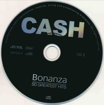 2CD Johnny Cash: Bonanza (50 Greatest Hits)