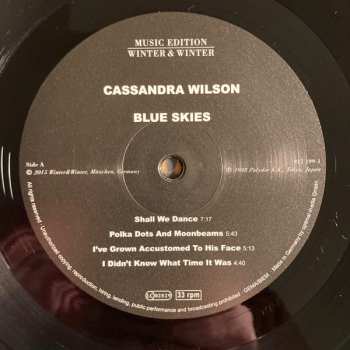 LP Cassandra Wilson: Blue Skies LTD