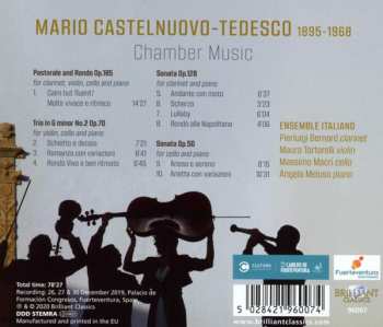 CD Mario Castelnuovo Tedesco: Chamber Music