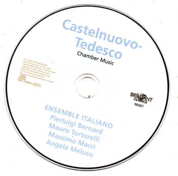 CD Mario Castelnuovo Tedesco: Chamber Music