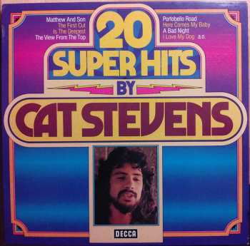 LP Cat Stevens: 20 Super Hits By Cat Stevens