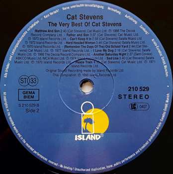 LP Cat Stevens: The Very Best Of Cat Stevens