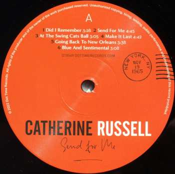 LP Catherine Russell: Send For Me