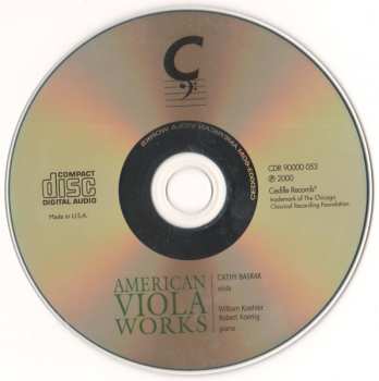 CD Alan Shulman: American Viola Works