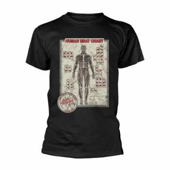 Merch Cattle Decapitation: T-shirt Human Meat Chart