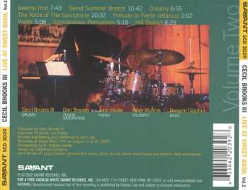 CD Cecil Brooks III: Live At Sweet Basil Volume Two