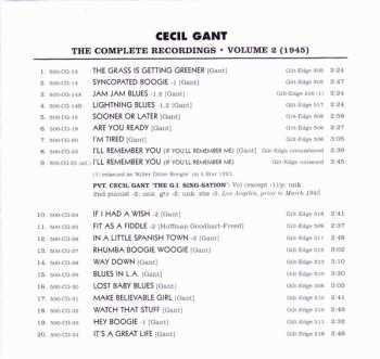 CD Cecil Gant: The Complete Recordings Volume 2: 1945
