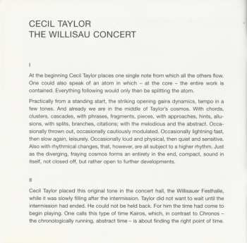 CD Cecil Taylor: The Willisau Concert