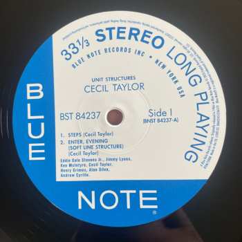 LP Cecil Taylor: Unit Structures
