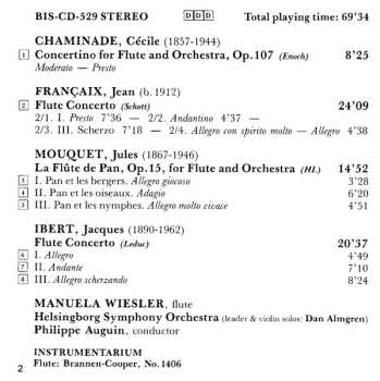 CD Jacques Ibert: Manuela Plays French Flute Concertos