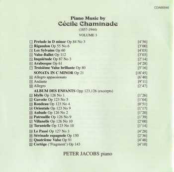 CD Cecile Chaminade: Piano Music By Cécile Chaminade – 3