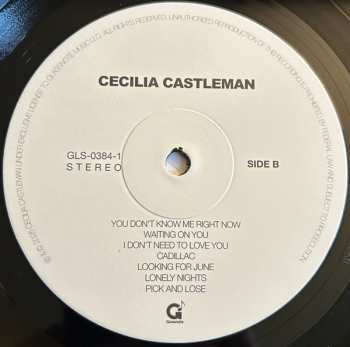 LP Cecilia Castleman: Cecilia Castleman