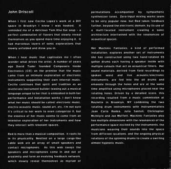 2CD Cecilia Lopez: Red | Machinic Fantasies