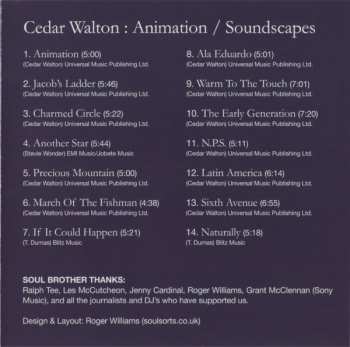 CD Cedar Walton: Animation / Soundscapes