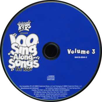 3CD Cedarmont Kids: 100 Sing Along Songs For Kids