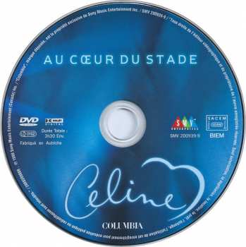 DVD Céline Dion: Au Cœur Du Stade