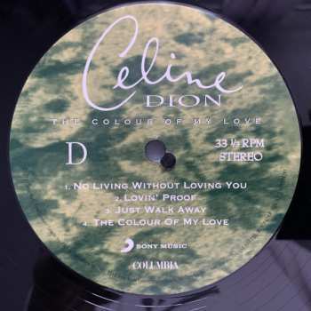 2LP Céline Dion: The Colour Of My Love