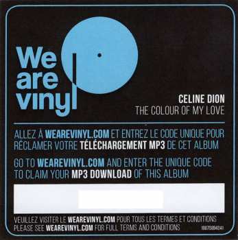2LP Céline Dion: The Colour Of My Love