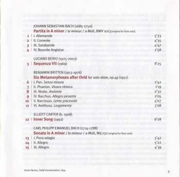 CD Johann Sebastian Bach: Céline Moinet, Oboe