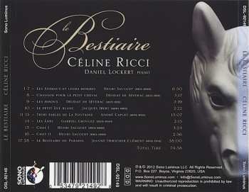 CD Céline Ricci: Le Bestiaire