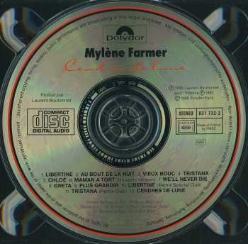 CD Mylène Farmer: Cendres De Lune DIGI