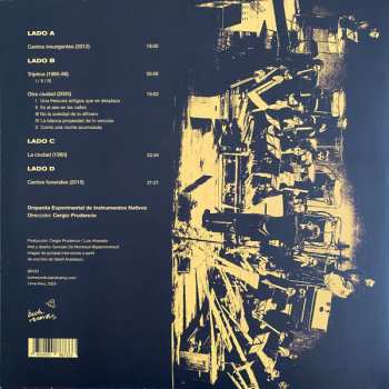 2LP Cergio Prudencio: Antología 1: Obras Para La Orquesta Experimental De Instrumentos Nativos LTD