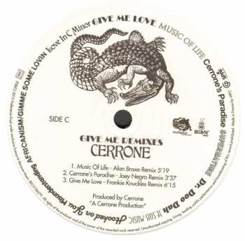 2LP/CD Cerrone: Give Me Remixes LTD