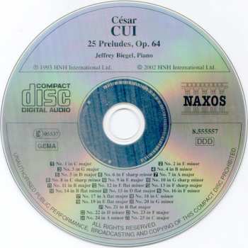 CD Jeffrey Biegel: 25 Preludes, Op. 64