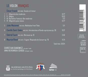 CD César Franck: Le Violon Français