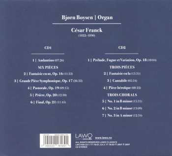 2CD César Franck: Organ Works