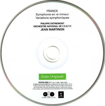 CD César Franck: Symphonie / Variations Symphoniques