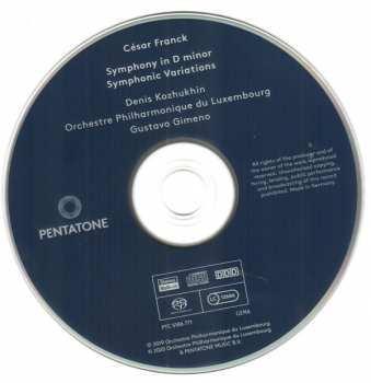 SACD César Franck: Symphony In D Minor - Symphonic Variations DIGI