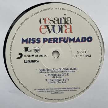 2LP Cesaria Evora: Miss Perfumado