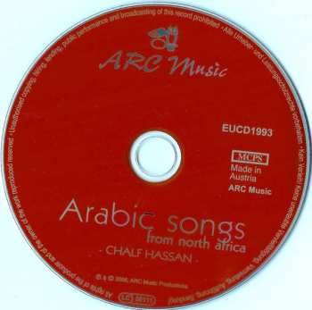 CD Chalf Hassan: Arabic Songs From North Africa