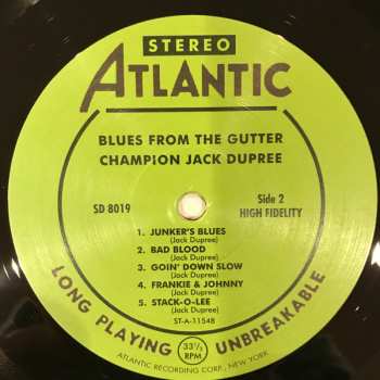 LP Champion Jack Dupree: Blues From The Gutter LTD