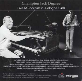 2CD/DVD Champion Jack Dupree: Live At Rockpalast