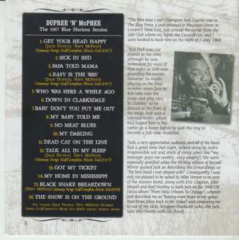 CD Champion Jack Dupree: The 1967 Blue Horizon Session