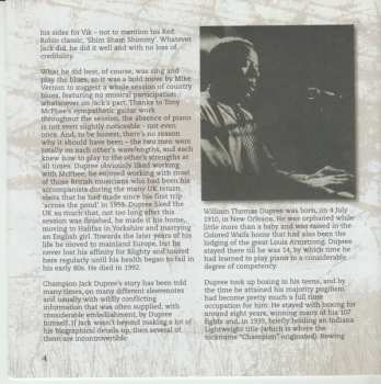 CD Champion Jack Dupree: The 1967 Blue Horizon Session
