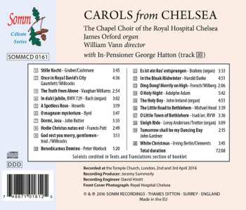 CD Chapel Choir Of The Royal Hospital, Chelsea: Carols From Chelsea
